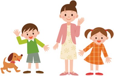 一人当たりの年間の子育て費用 イラスト