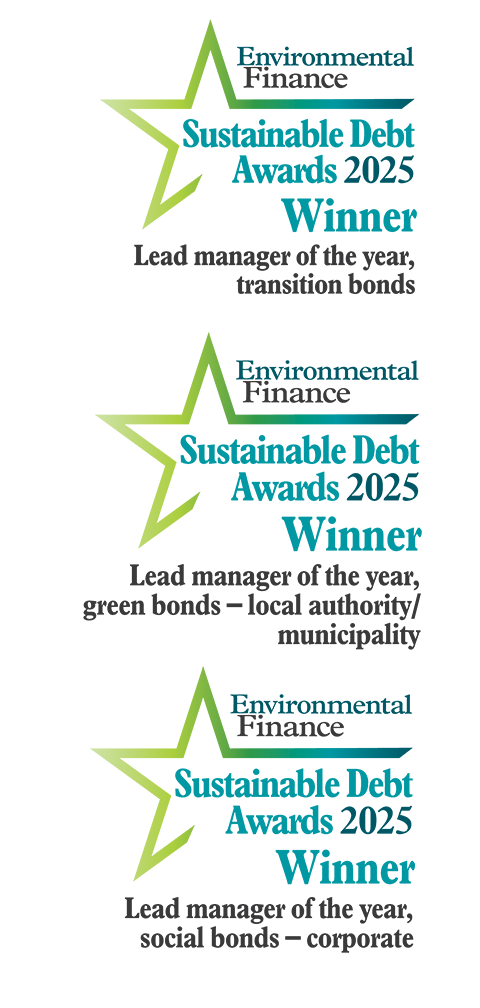 「Environmental Finance誌のSustainable Debt Awards 2025で3部門受賞