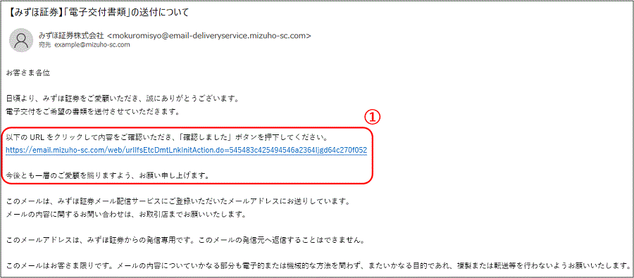 メール画面
