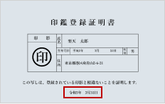 印鑑証明書